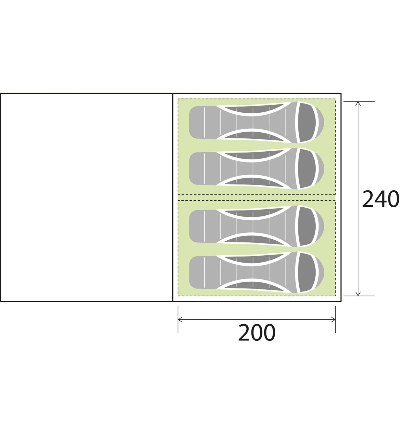 Brunner Globetrotter 4 AIRtech - Kampingzelt 6 Brunner Globetrotter 4 AIRtech - Kampingzelt – Bild 6