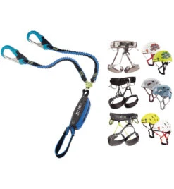 Kit Enthält Kinetic Giro Rewind Pro Klettersteigset + Klettergurt Und Helm Deiner Wahl