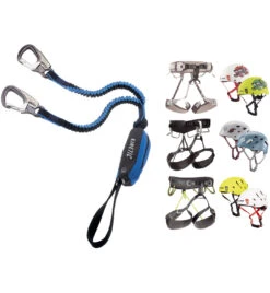 Kit Bestehend Aus Kinetic Rewind Klettersteigset + Klettergurt Und Helm Deiner Wahl