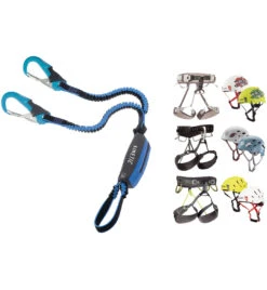 Set Bestehend Aus Klettersteigset Kinetic Rewind Pro + Gurt Und Helm Deiner Wahl