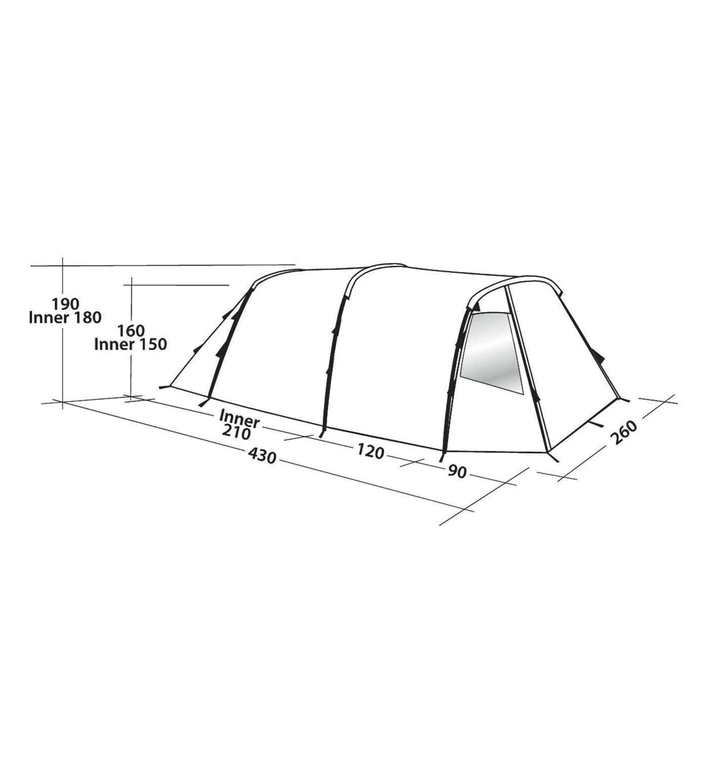 Easy Camp Huntsville 400 - Campingzelt 6 Easy Camp Huntsville 400 - Campingzelt – Bild 6