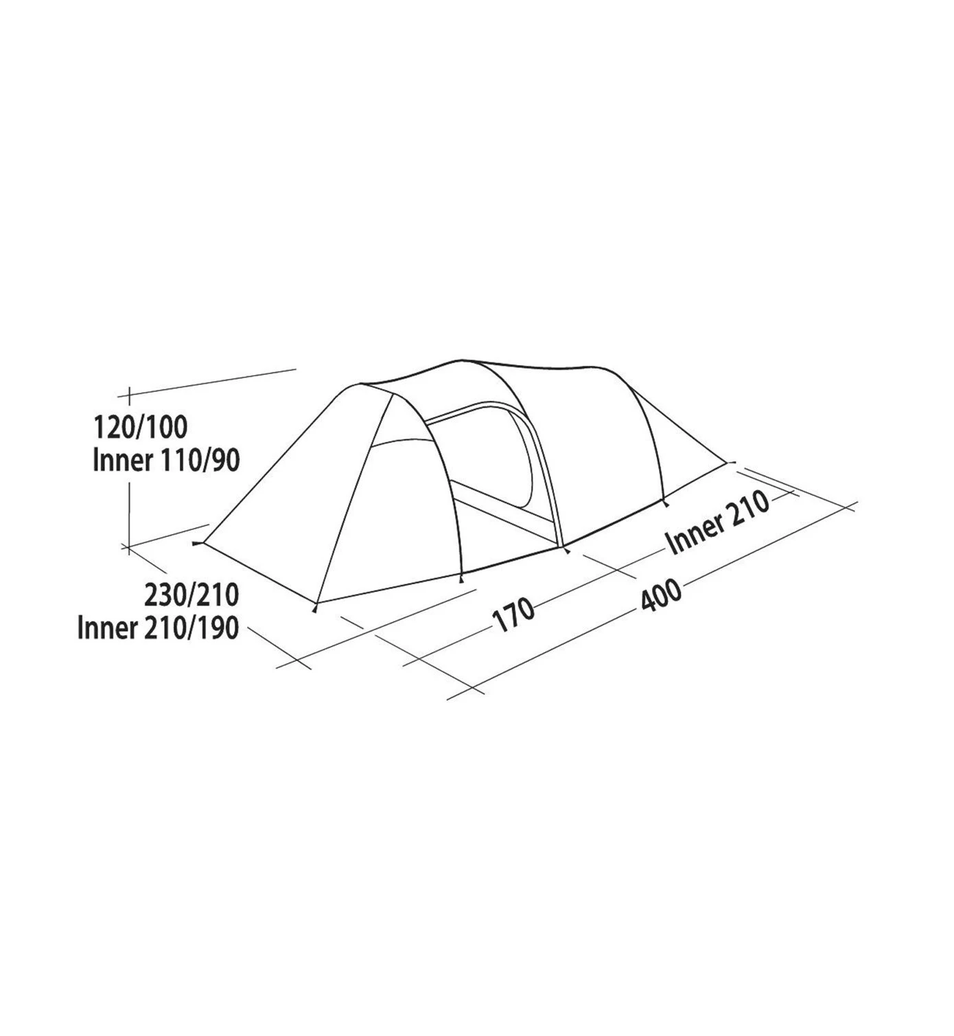 Easy Camp Magnetar 400 - Trekkingzelt 6 Easy Camp Magnetar 400 - Trekkingzelt – Bild 6