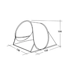 Easy Camp Oceanic – Pop-up Strandzelt -Sportler Verkaufs-Shop d1390 easy camp oceanic tenda da spiaggia 11232305 833416