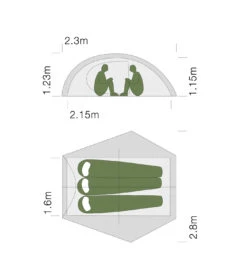 Exped Mira III HL - Zelt -Sportler Verkaufs-Shop d1390 exped mira iii hl 2191369 624862