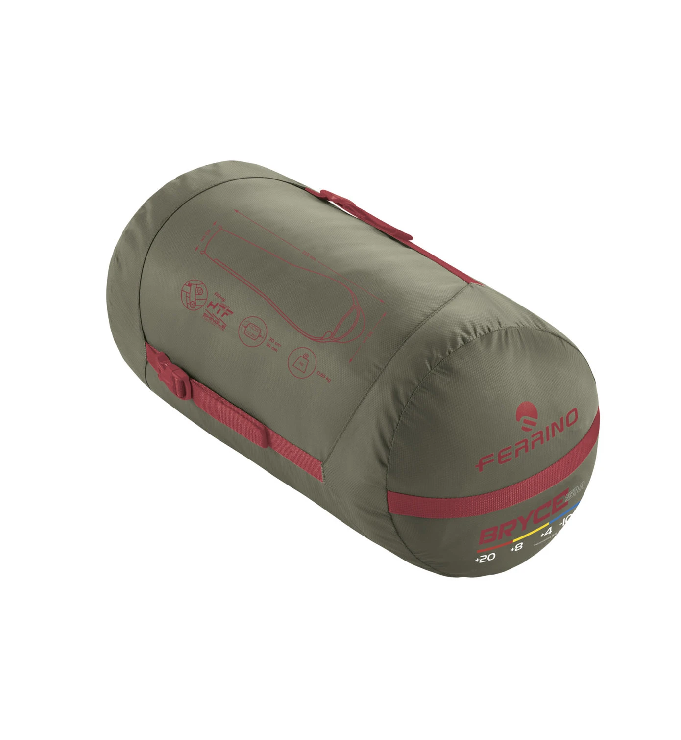 Ferrino Bryce SQ - Kunstfaserschlafsack 2 Ferrino Bryce SQ - Kunstfaserschlafsack – Bild 2