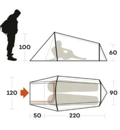 Ferrino Sling 2 - Trekkingzelt -Sportler Verkaufs-Shop d1390 ferrino tenda sling 2 2247421 935836