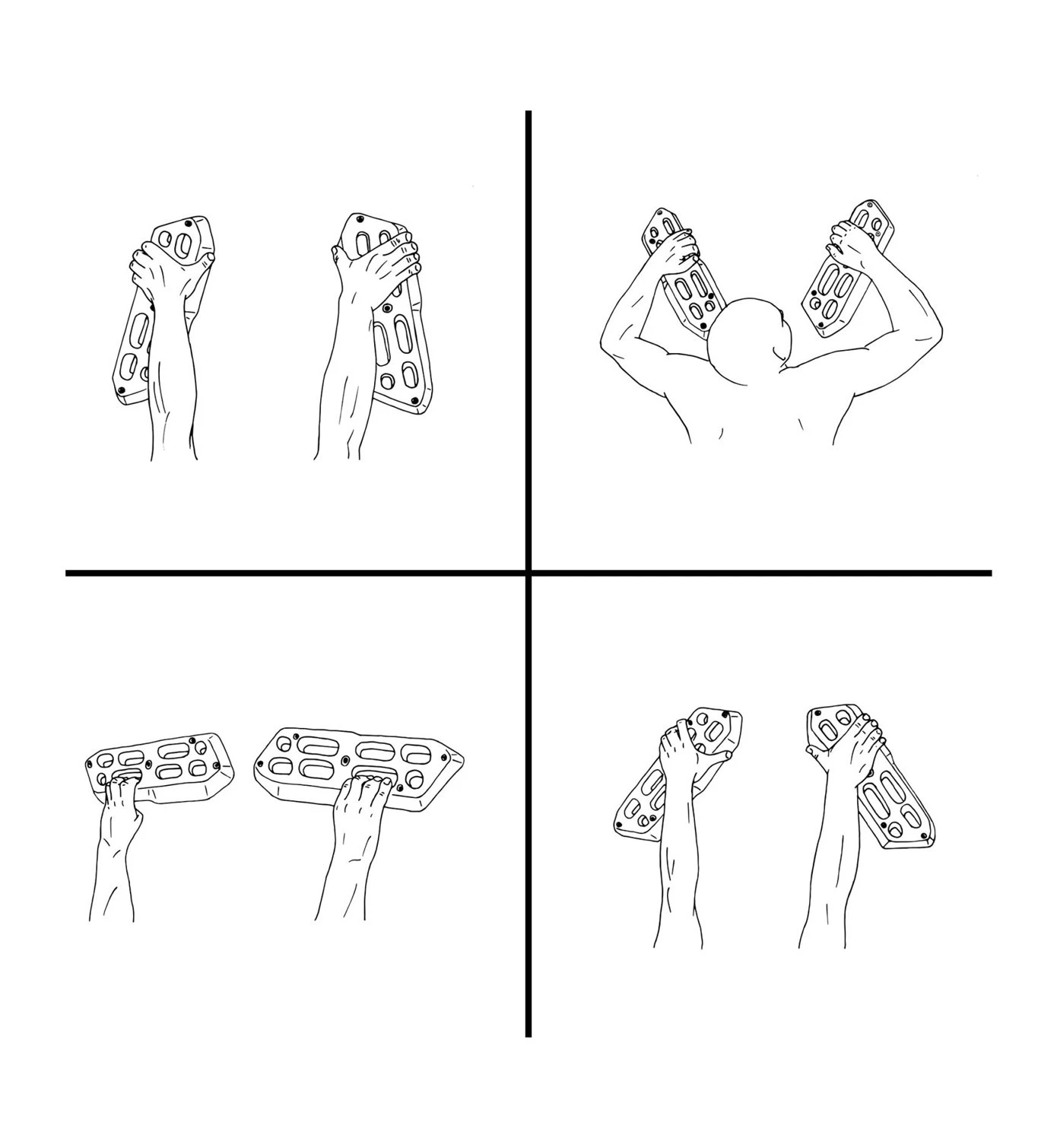 Max Climbing Spinchboard - Trainingboard 3 Max Climbing Spinchboard - Trainingboard – Bild 3