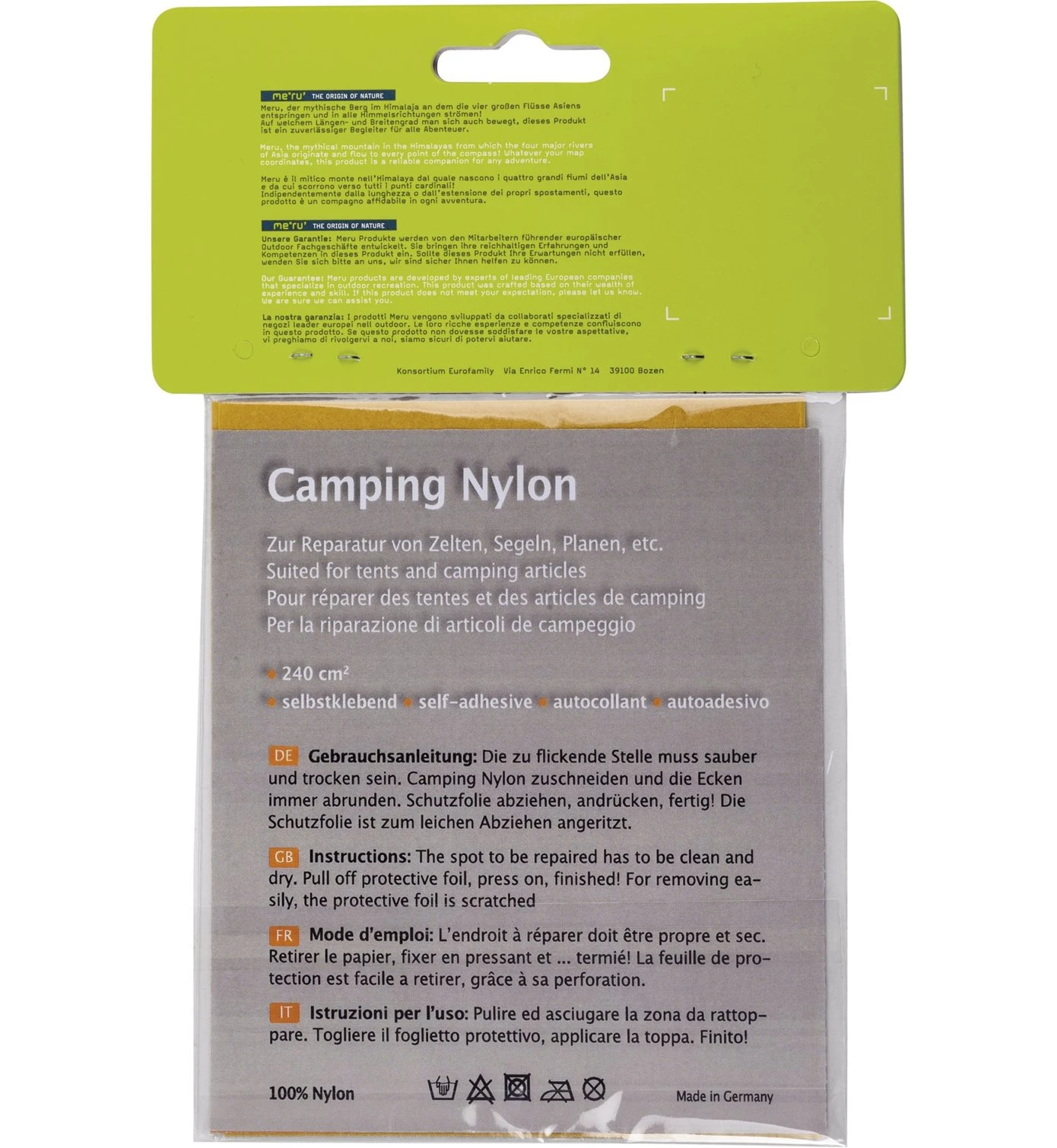 Camping Nylon Repair Patches -Reparaturkit Für Nylon-Planen 2 Camping Nylon Repair Patches -Reparaturkit Für Nylon-Planen – Bild 2