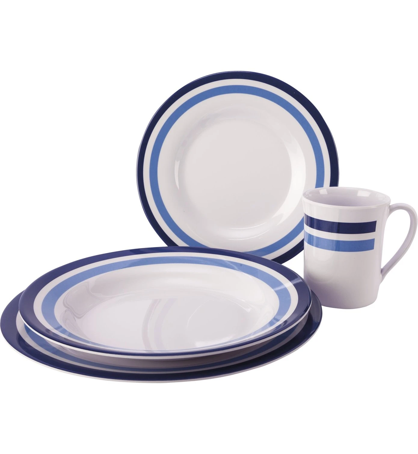 Melamin Tableware 16pcs - Geschirrset 1 Melamin Tableware 16pcs - Geschirrset