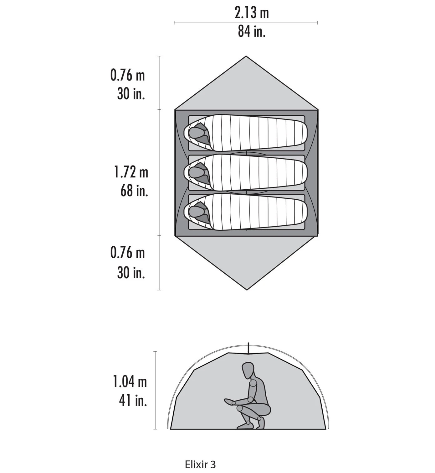 MSR Elixir 3 - Trekkingzelt 3 MSR Elixir 3 - Trekkingzelt – Bild 3