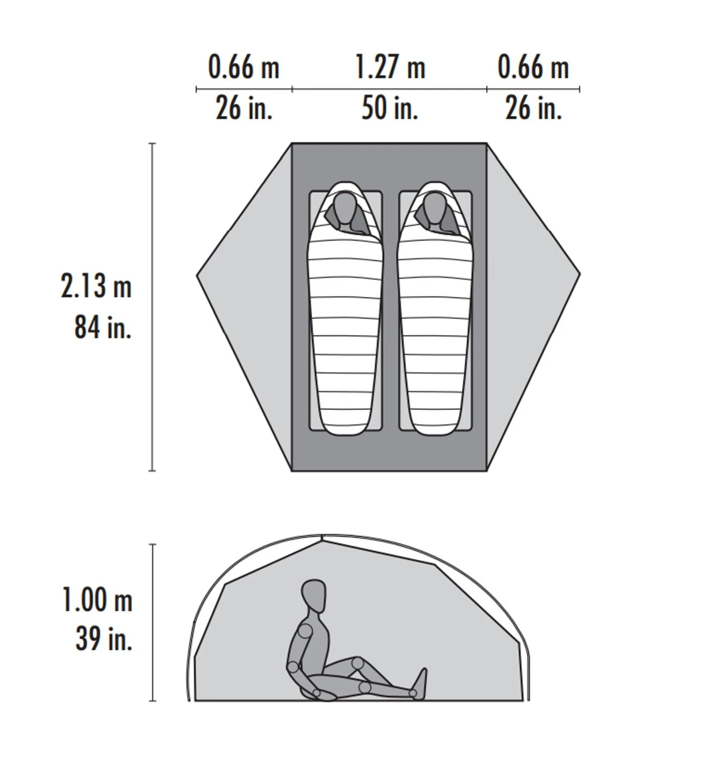 MSR FreeLite 2 V3 - Trekkingzelt 2 MSR FreeLite 2 V3 - Trekkingzelt – Bild 2