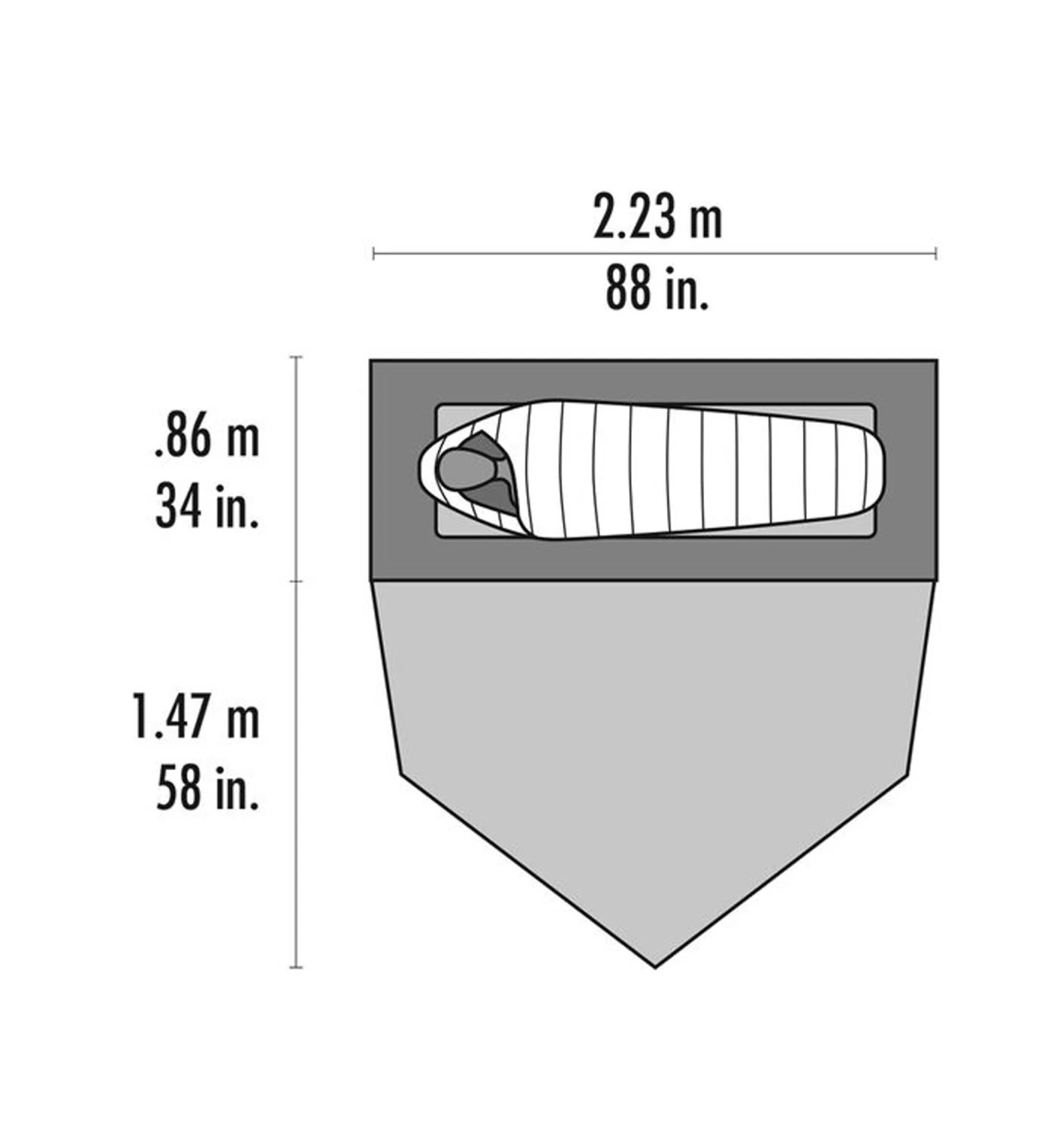 MSR Hubba Tour 1 - Trekkingzelt 5 MSR Hubba Tour 1 - Trekkingzelt – Bild 5