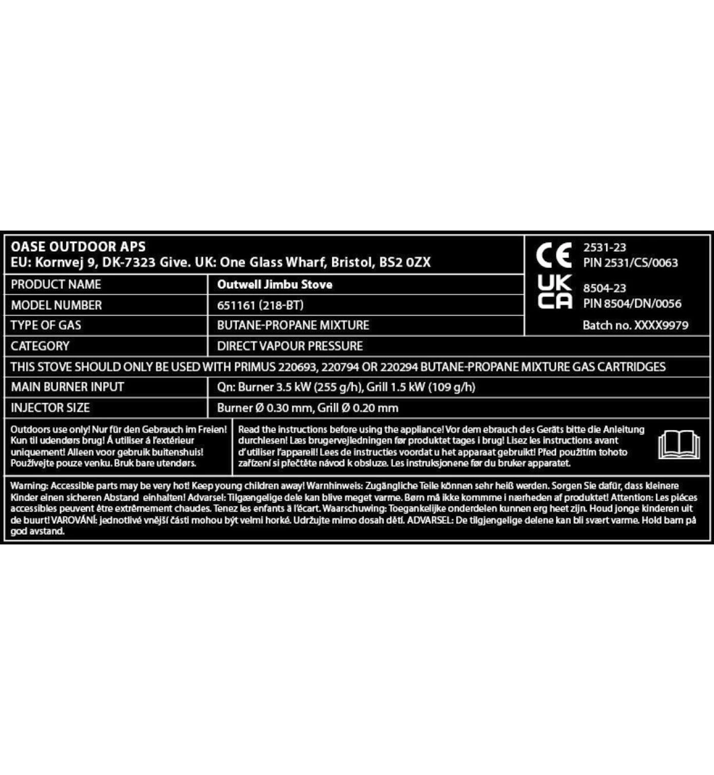 Outwell Jimbu - Kocher 3 Outwell Jimbu - Kocher – Bild 3