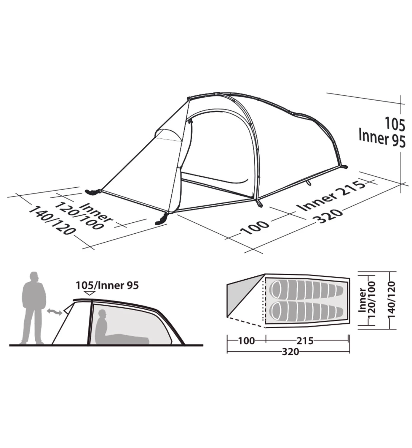 Robens Buck Creek 2 - Trekkingzelt 5 Robens Buck Creek 2 - Trekkingzelt – Bild 5