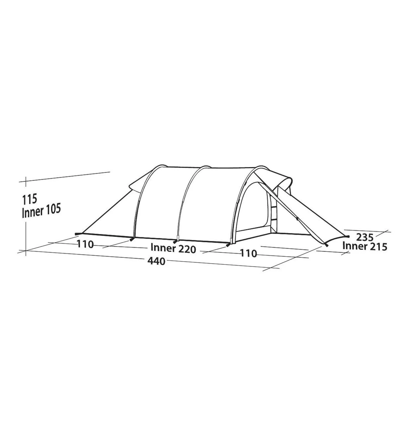 Robens Goshawk 4 - Trekkingzelt 5 Robens Goshawk 4 - Trekkingzelt – Bild 5