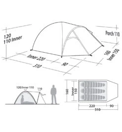 Robens Tor 3 - Trekkingzelt -Sportler Verkaufs-Shop d1390 robens tor 3 2184723 607964