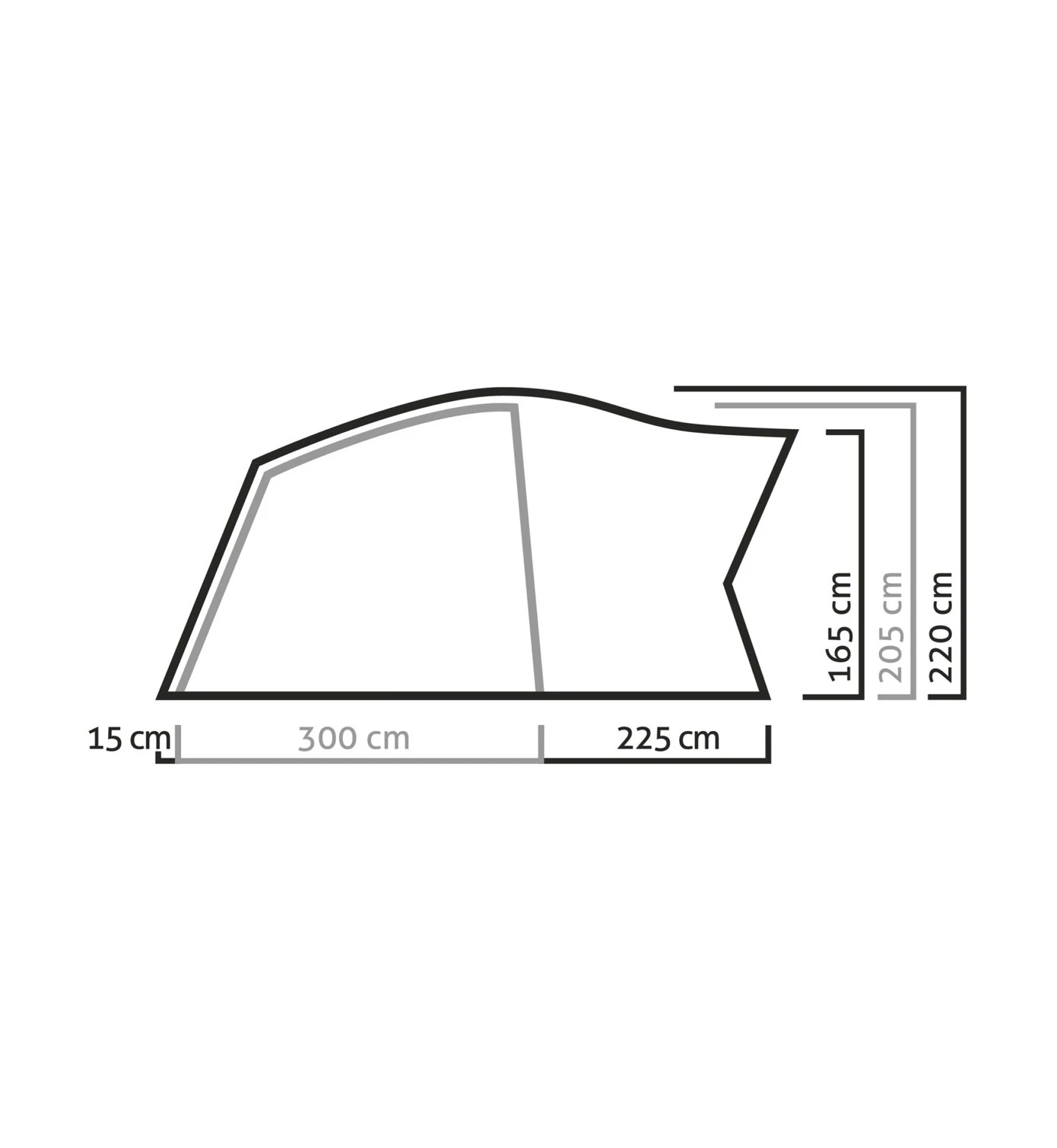 SALEWA Alpine Lodge IV - Zelt 3 SALEWA Alpine Lodge IV - Zelt – Bild 3