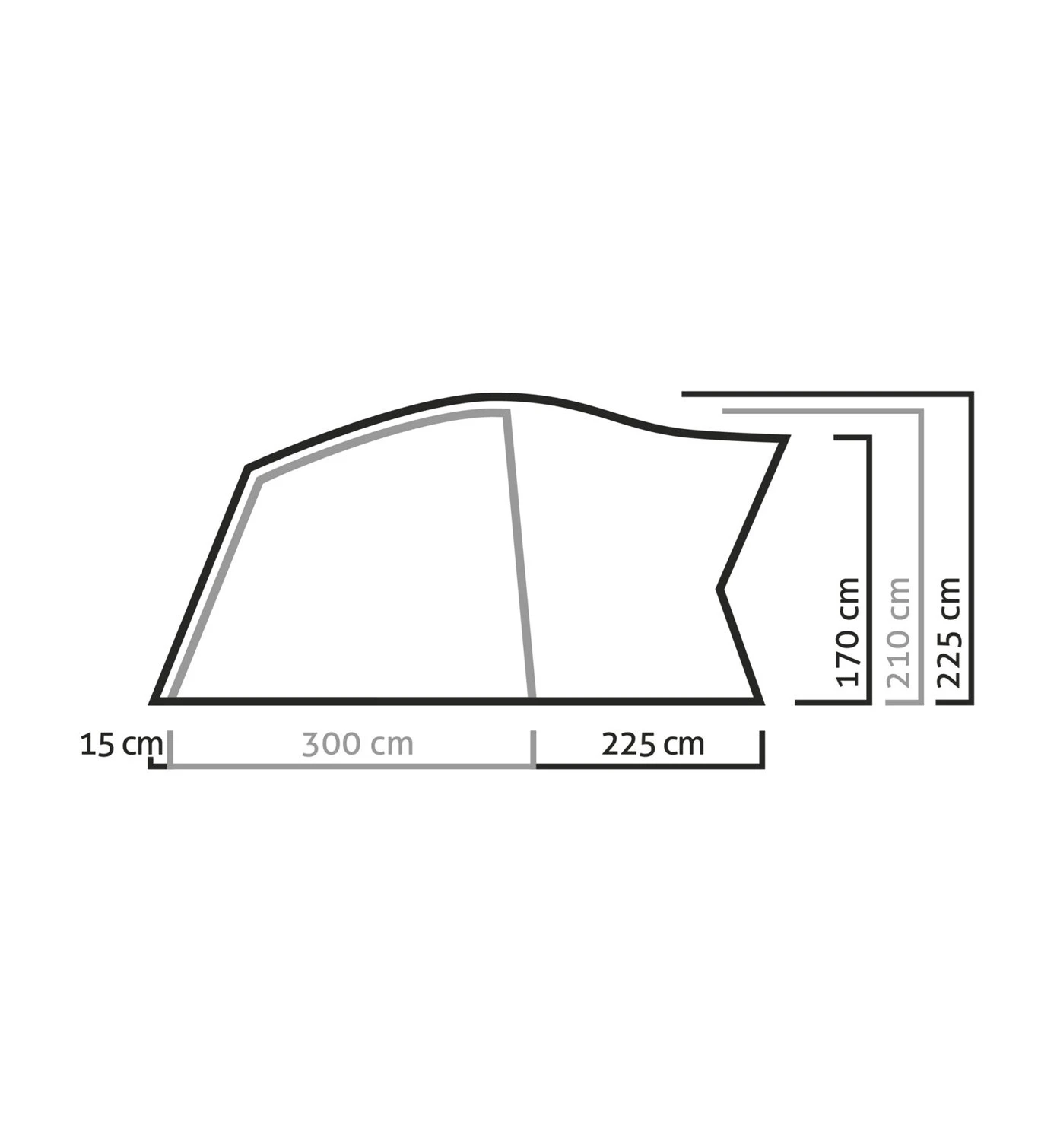 SALEWA Alpine Lodge V - Zelt 2 SALEWA Alpine Lodge V - Zelt – Bild 2