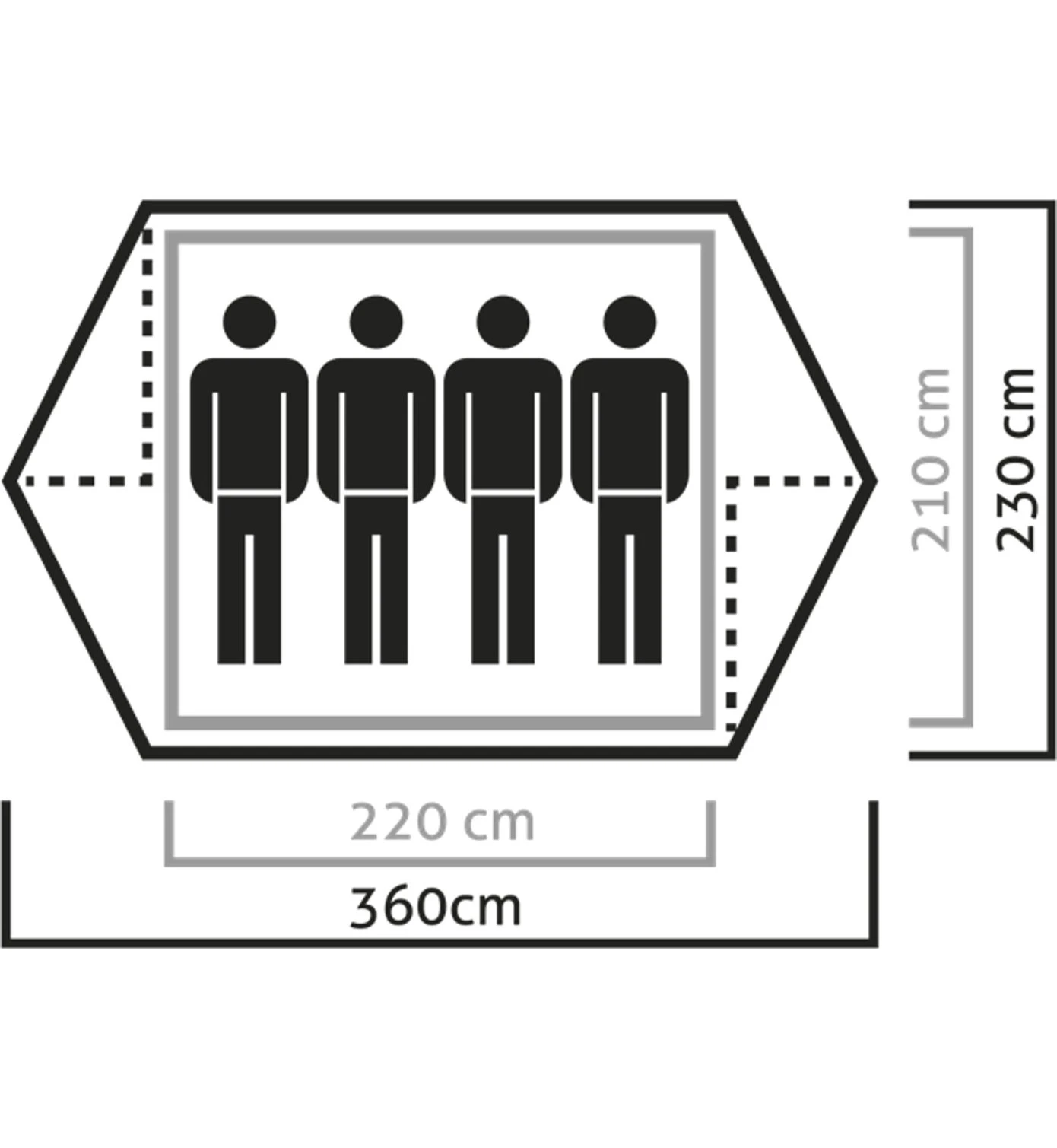 SALEWA Denali IV - Zelt 2 SALEWA Denali IV - Zelt – Bild 2