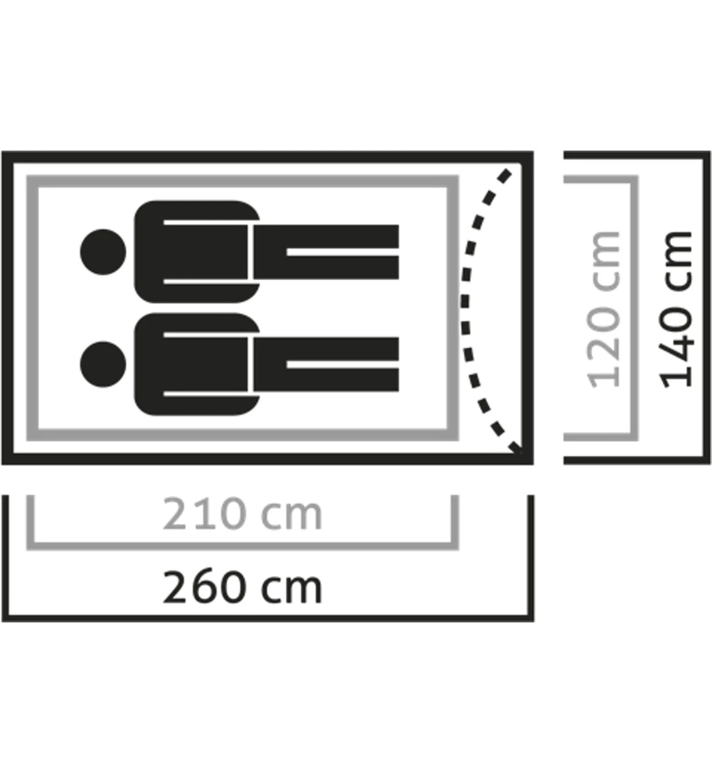 SALEWA Litetrek II - Zelt 2 SALEWA Litetrek II - Zelt – Bild 2