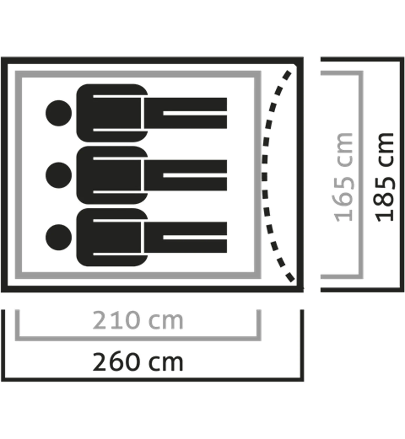 SALEWA Litetrek III - Zelt 2 SALEWA Litetrek III - Zelt – Bild 2