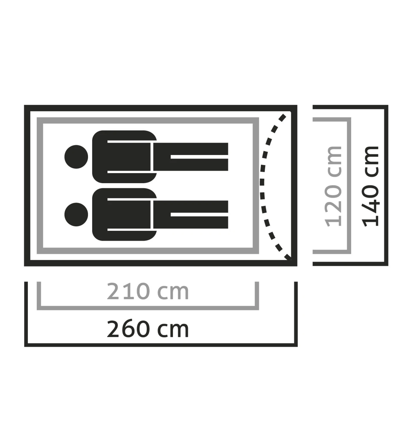 SALEWA Litetrek Pro - Zelt 2 SALEWA Litetrek Pro - Zelt – Bild 2