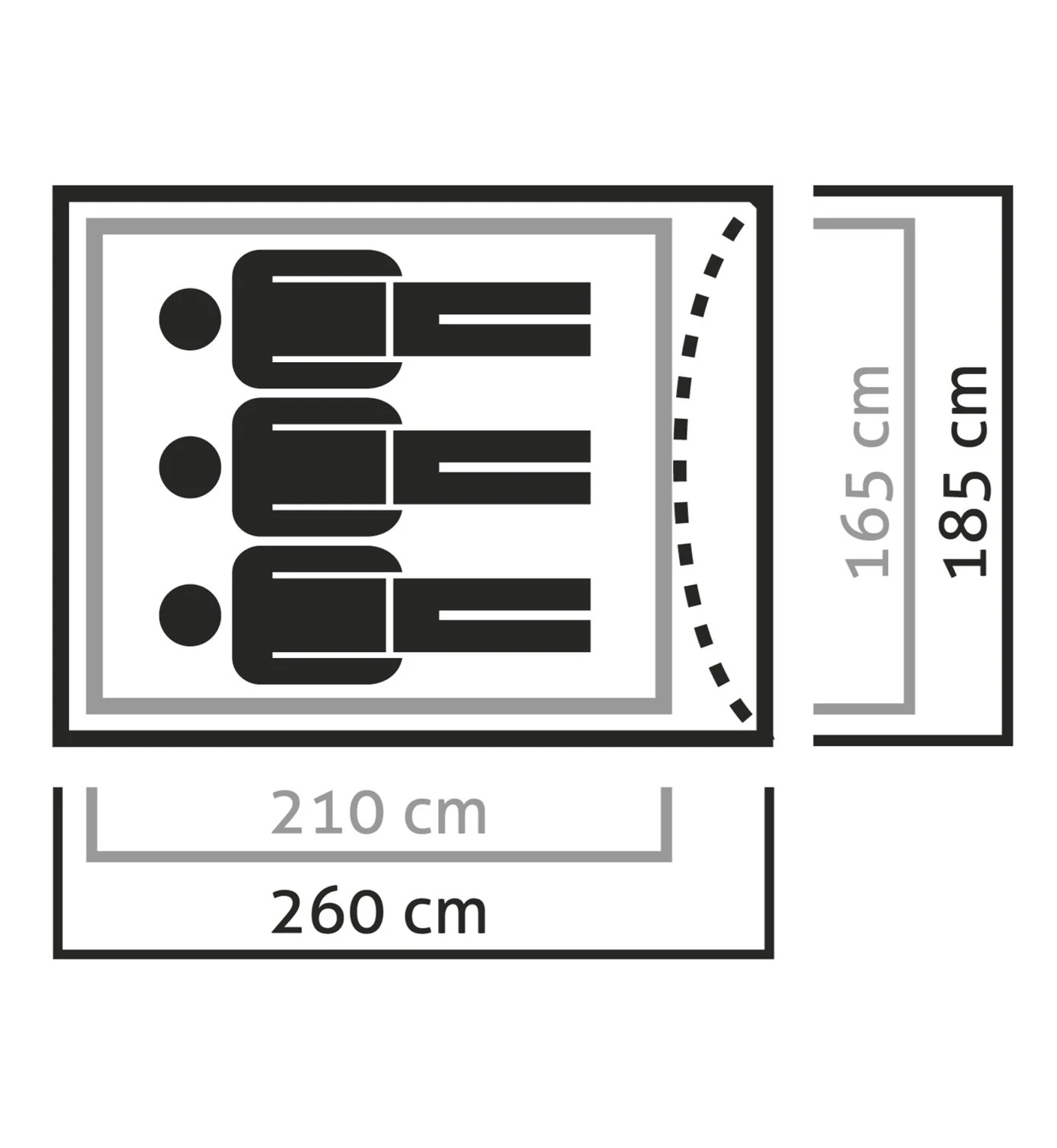 SALEWA Litetrek Pro III - Zelt 2 SALEWA Litetrek Pro III - Zelt – Bild 2