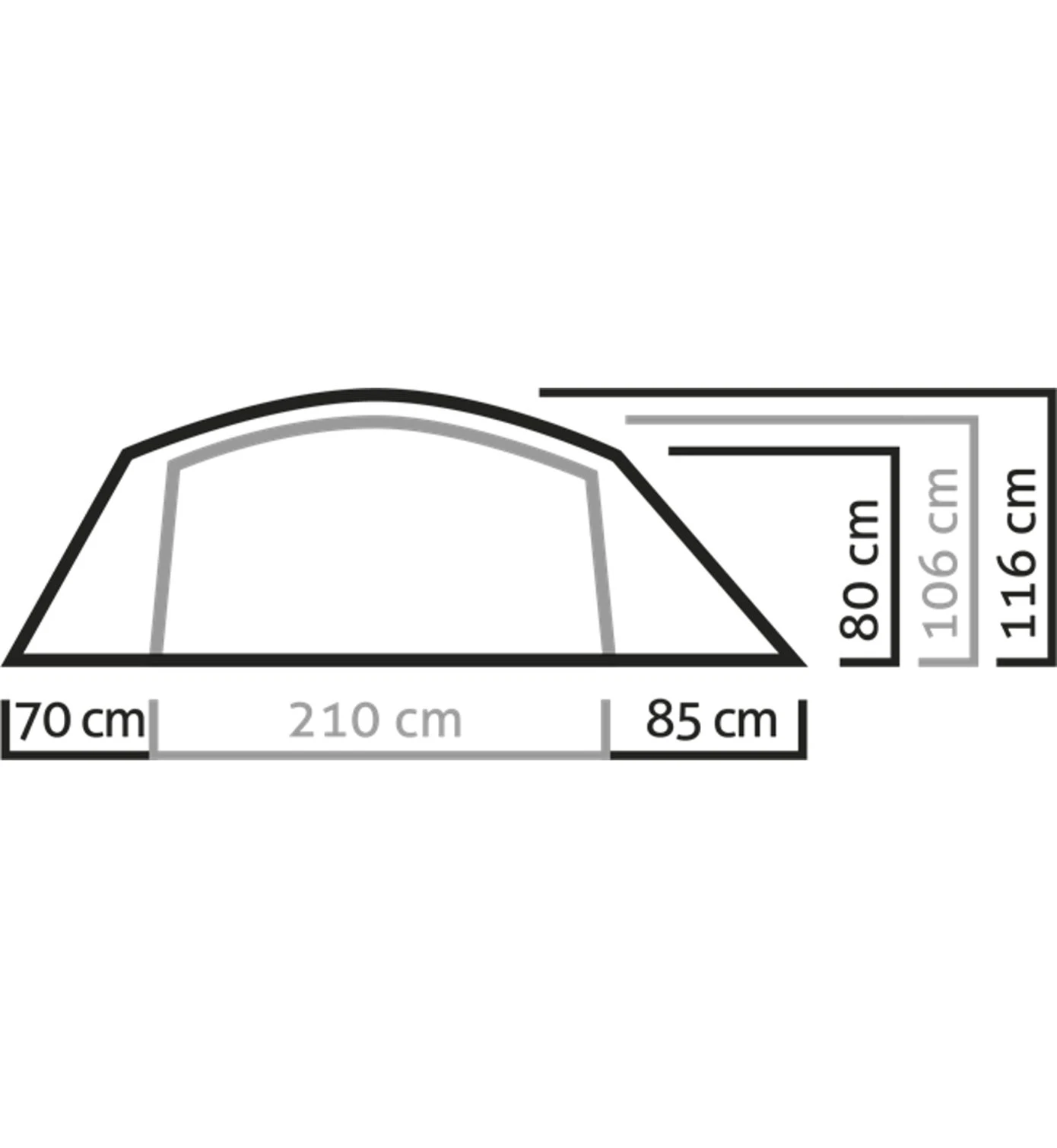 SALEWA Sierra Leone III - Zelt 3 Personen 3 SALEWA Sierra Leone III - Zelt 3 Personen – Bild 3