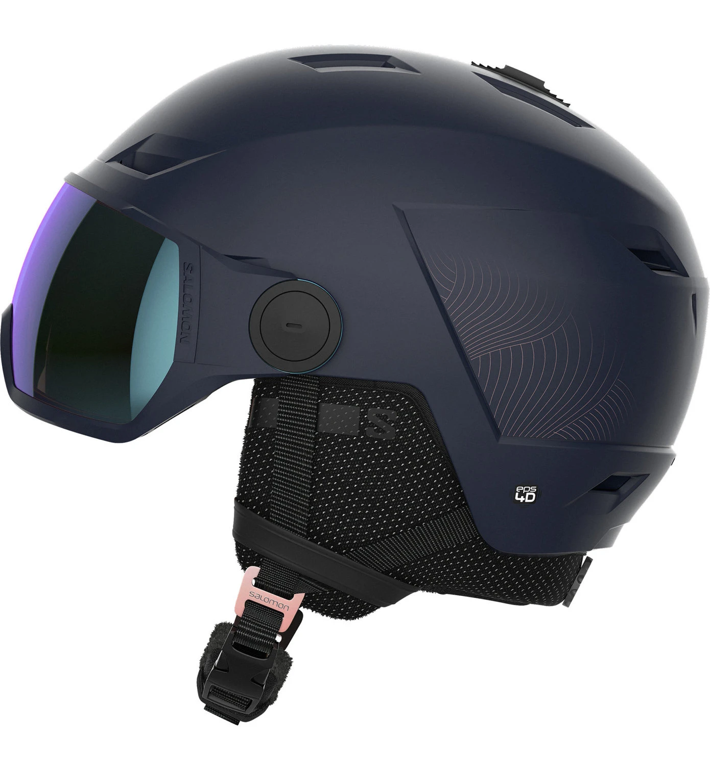 Salomon Icon Lt Visor Photo Sigma Wisteria - Skihelm - Damen – Bild 4