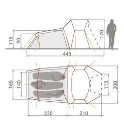 VAUDE Chapel L XT 3P - Zelt -Sportler Verkaufs-Shop d1390 vaude chapel l xt 3p 2154868 471947