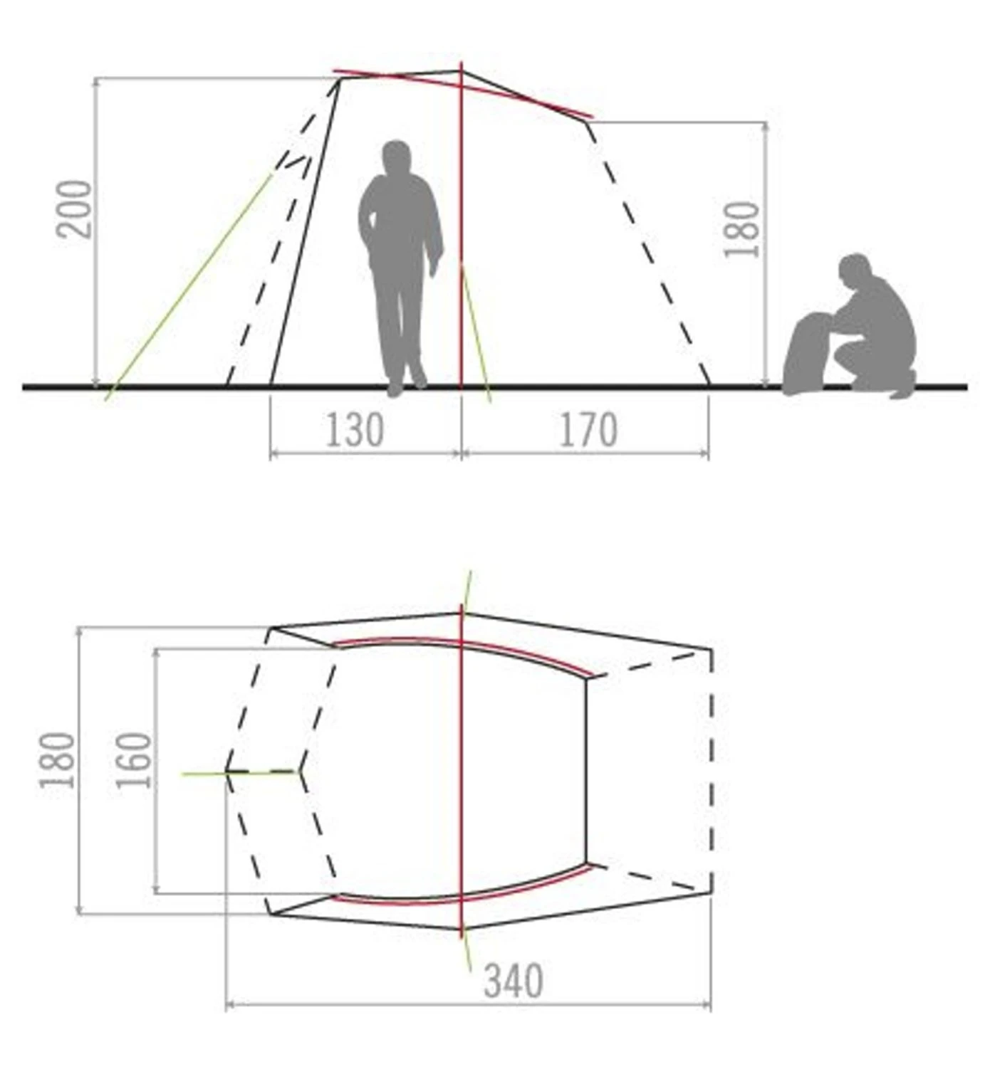 VAUDE Drive Wing - Vorzelt 2 VAUDE Drive Wing - Vorzelt – Bild 2