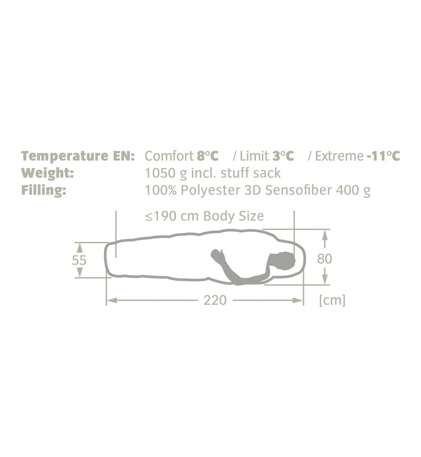 VAUDE Sioux 400 Syn - Kunstfaserschlafsack 2 VAUDE Sioux 400 Syn - Kunstfaserschlafsack – Bild 2