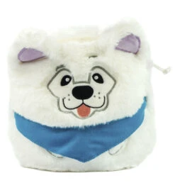 YY Vertical Samoyed Dog - Magnesiumbeutel